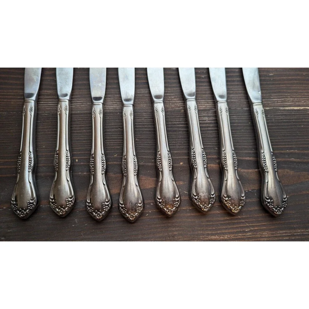 WM A Rogers Deluxe Oneida Ltd Mansfield Amadeus Stainless 19 Random Piece Set